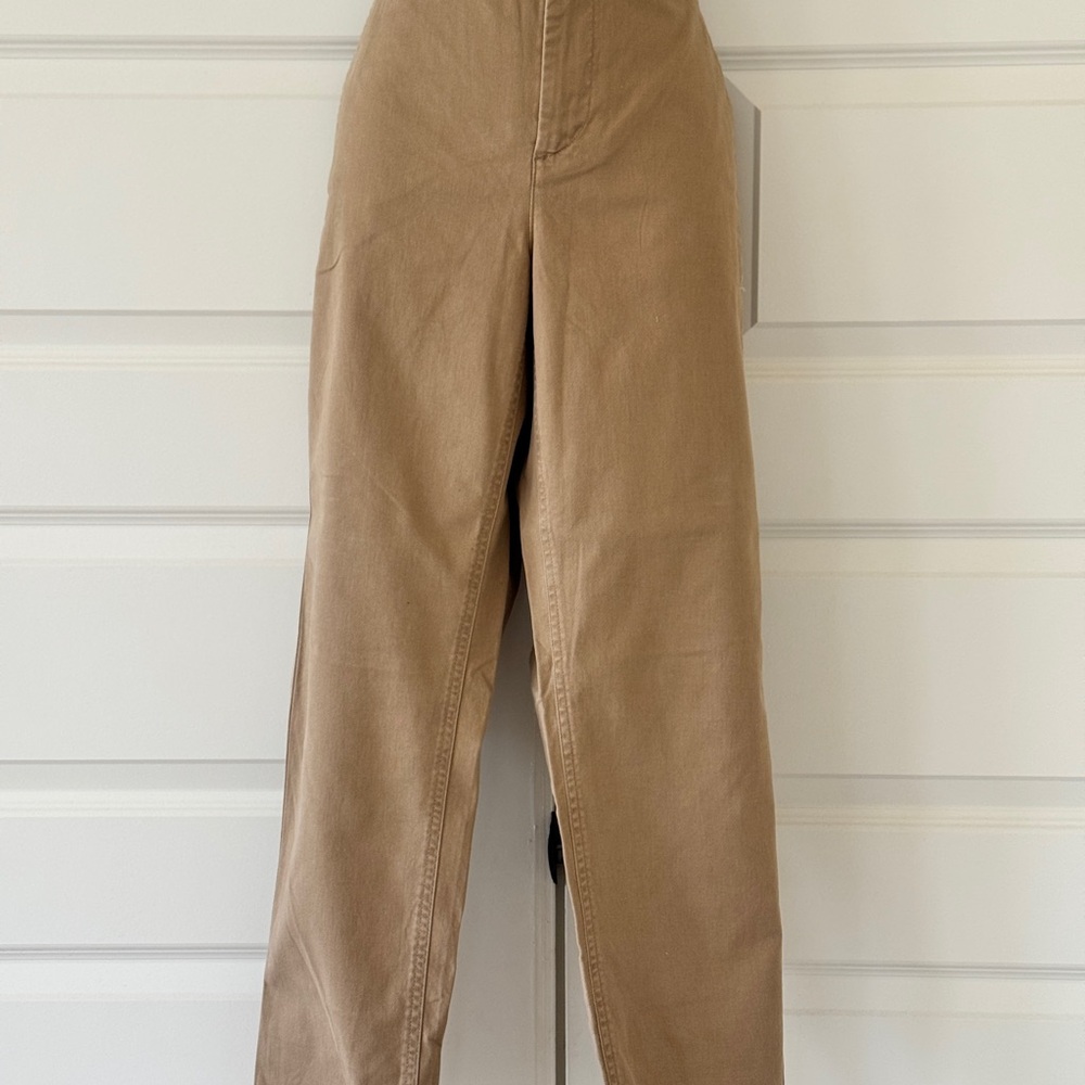 J. Crew Tan Straight Leg Chino Pants